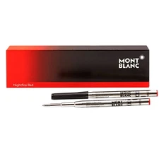 Montblanc 2 Ballpoint Pen Medium Nightfire Red Refills