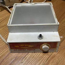 Yankee Contact Printer 4” x  5” Untested, Darkroom Vintage