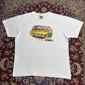 Vintage 90s Crazy Taxi Axel Sega Dreamcast Promo Video Game Tee T-shirt