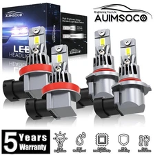 For Chevrolet Silverado 1500 2013-2021 LED Headlight Conversion Kit Bulbs 6500K
