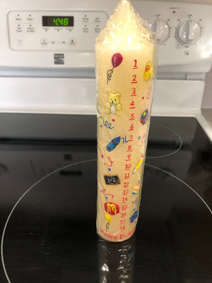 VTG Lillian Vernon Happy Birthday Candle 1-18 Years New Baby Tradition Celebrate