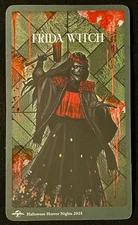 Universal HHN Halloween Horror Nights 2025 Showdown Card Frida Witch