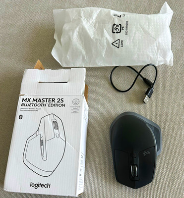 Logitech MX Master 2S Bluetooth Optical Mouse 4000 DPI 7-Button Black/Gray