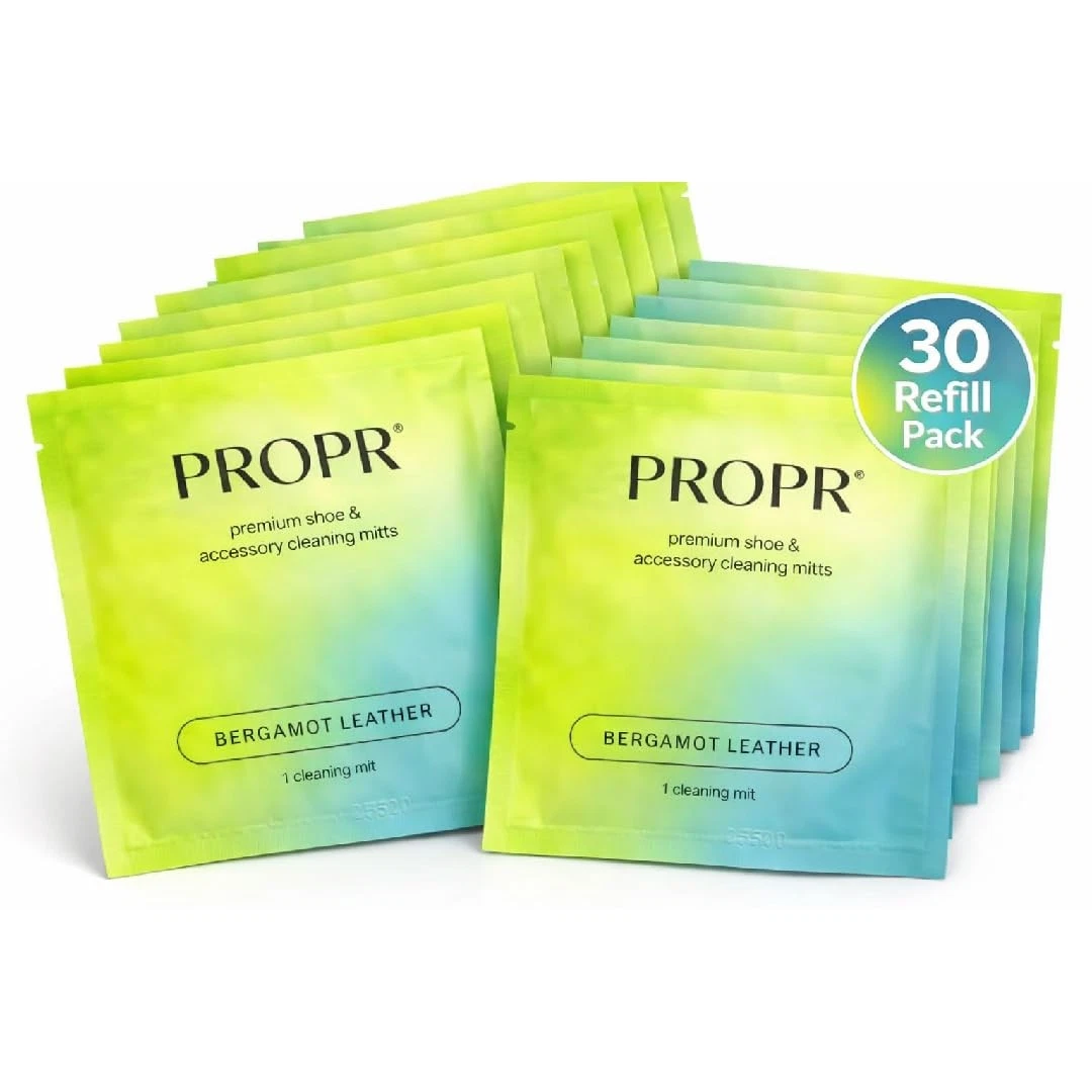 Premium Double Sided Shoe Cleaning Mitt – Individually Wrapped Travel Shoe Cl...