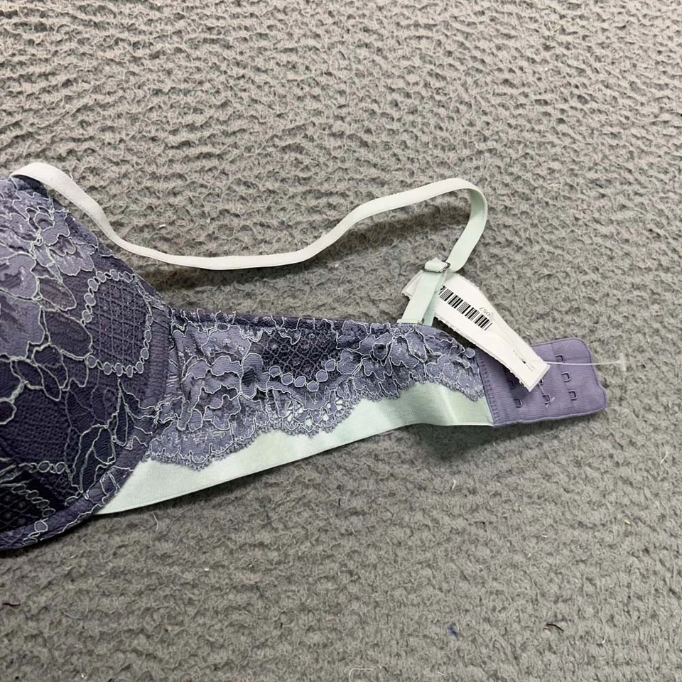 Бюстгальтер пуш-ап H&M 34B кружевной цветочный красивый - Изображение 3 из 4