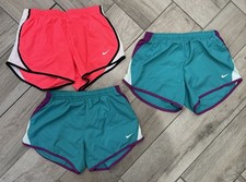 Nike Dri-Fit Running Shorts Youth Medium Girls, Lined Lot Of 3