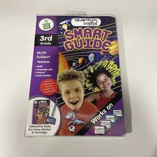 NEW Quantum Leap Pad Leapfrog Smart Guide to 3rd Grade-Book,Cartridge,marker
