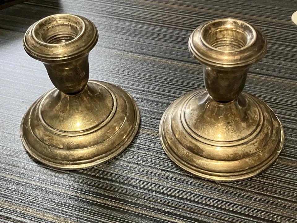 Par de velas de ley con peso Reed and Barton #20 Foto 2 de 4