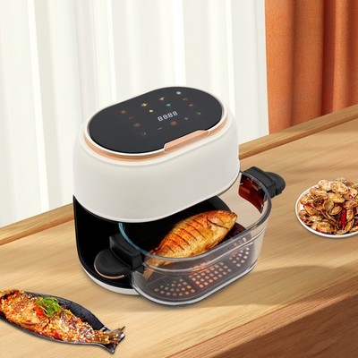 4L Hot Air Fryer, Visible Baking Basket Air Fryer ,Air Fryer with Touch Screen