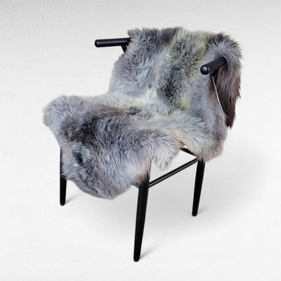 Primitive Look Rare Gray Sheepskin 48'' x 33''