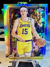 2025-26 Austin Reaves Topps Chrome Refractor #126 Los Angeles Lakers