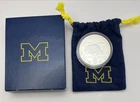 1993 Rose Bowl Champions University Of Michigan Silver 2 Oz