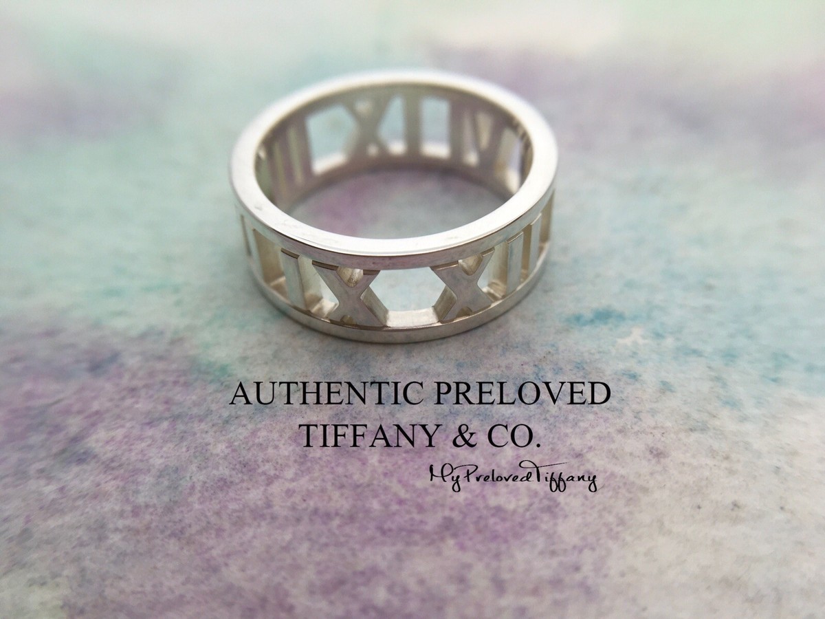 ◆VINTAGE◆【Tiffany & Co】アトラス*オープン*リング ティファニー TIFFANY＆CO アトラス オープンリング 750PG