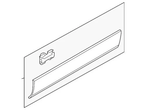 Genuine Land-Rover Lower Molding DGP000134PCL