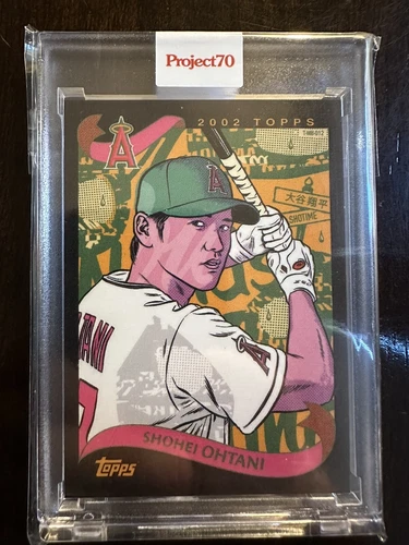 Topps Project70 Card 536 2002 Shohei Ohtani by Morning Breath Project 70 SHOTIME