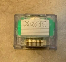 Interact 256K Large Size N64 Nintendo 64 Memory Card Pak Pack Clear Bulk