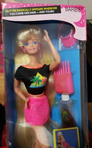 Buy 1993 Glitter Hair Blonde Barbie Doll New Mattel Online at Lowest Price  in Ubuy Bahrain. 175245061243