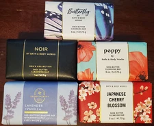 Bath & Body Works Shea Butter Cleansing Bar 5 oz Body Soap Sealed You Pick Scent