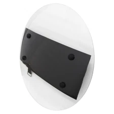 Round PC Anti-Riot Shield Police Tactical CS Campus Security Prot 22x22x0.14In