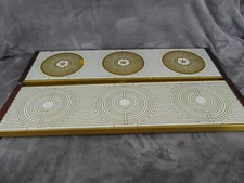 Party Hostess Warm-O-Tray Warmer Model 60 Atlantic Precision Works Vintage 2 Pcs