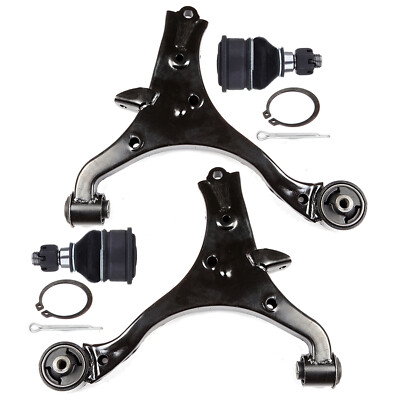 4PCS Kit: Lower Control Arms Ball Joints Set Fits Honda Civic Sedan