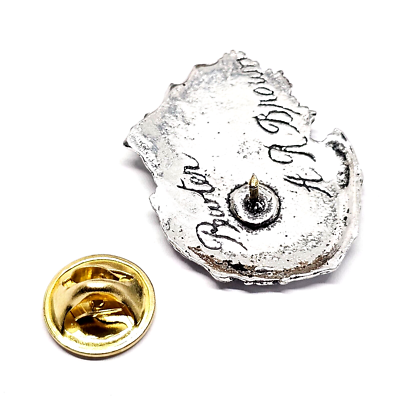 Zinn Anstecker Hutnadel Reversschmuck Frühling Natur Motiv Hase Brosche Aus Zinn – Anstecker Für Hut, Revers Oder Krawatte, Natur-Design Land Natur Pin UK