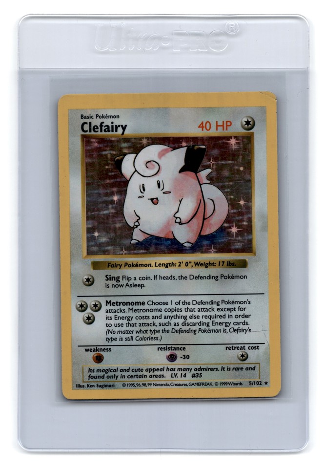 Clefairy 5/102 Base Set (Shadowless) for sale | eBay