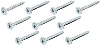 100x Schrauben Rückwand Befestigungsschrauben Möbelschrauben Ø 3-4 mm Tellerkopf