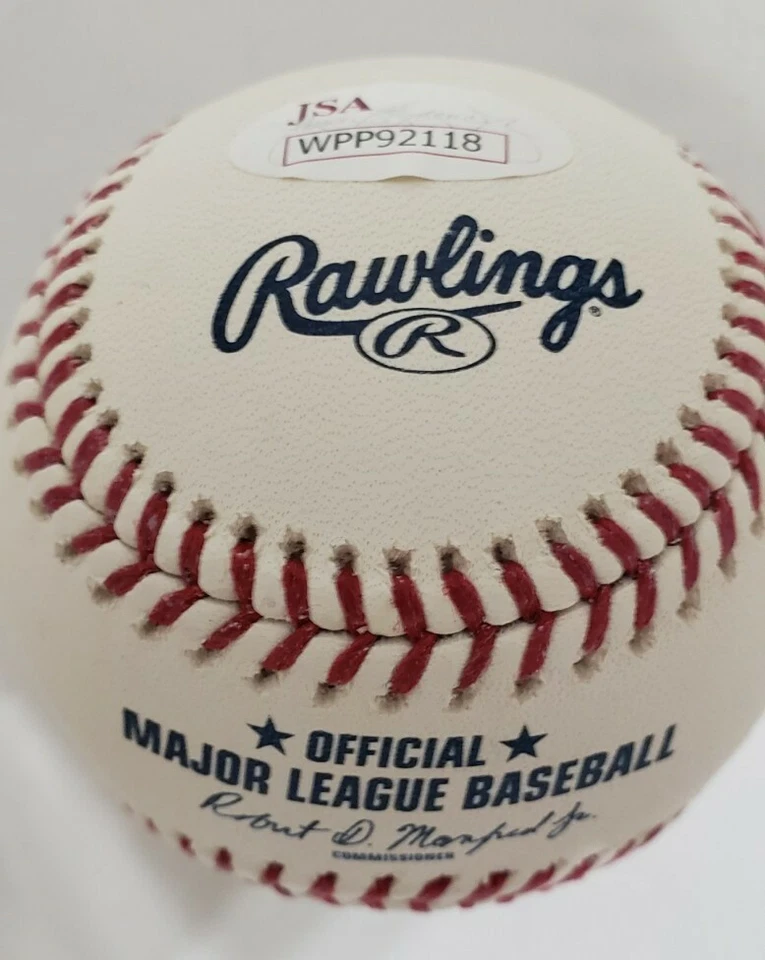 Tommy Lasorda Rawlings LA Dodgers 60th Signed Autographed Ball Baseball JSA COA - Image 3 of 3