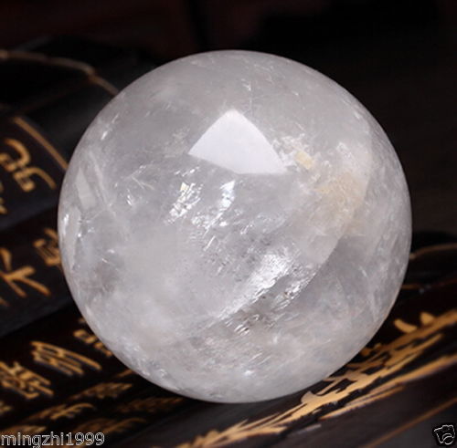 Natural Calcite Quartz Crystal Sphere Ball Healing Gemstone 40-200MM+ FREE STAND - Picture 3 of 10