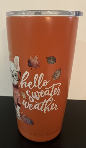 Clementine “Hello Sweater Weather” 20 oz Travel Tumbler NEW - Picture 2 of 7