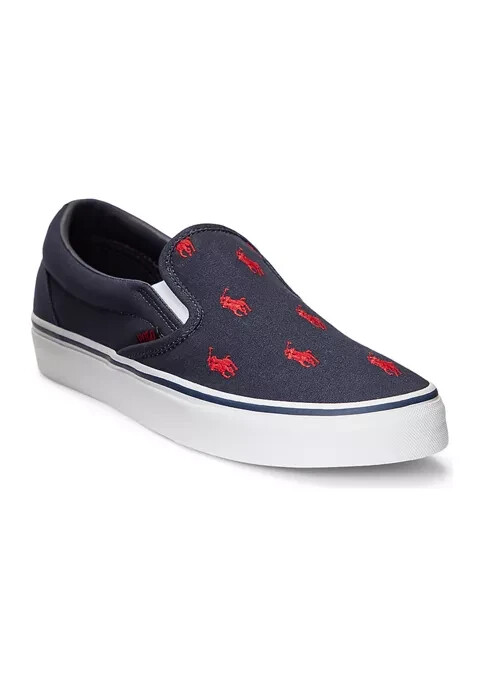 小物 RALPH LAUREN /PONY LOGO BRAIDED BELT RED POLO RALPH LAUREN KEATON ALLOVER PONY SLIP-ON MEN'S SHOES