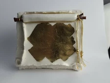 Modern Art Pottery With Gold Leaf Signed Kemper