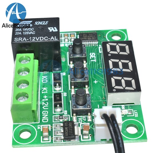 DC12V Red W1209 Digital thermostat Temperature Controler -50-110°C + Sensor - Picture 5 of 12