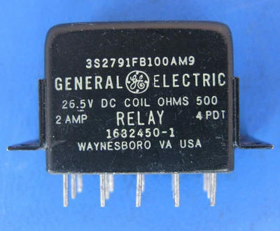 GENERAL ELECTRIC GE RELAY 3S2791FB100AM9