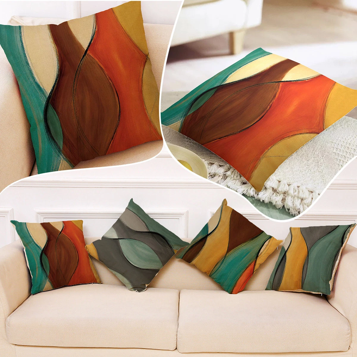 Standard size couch pillow top