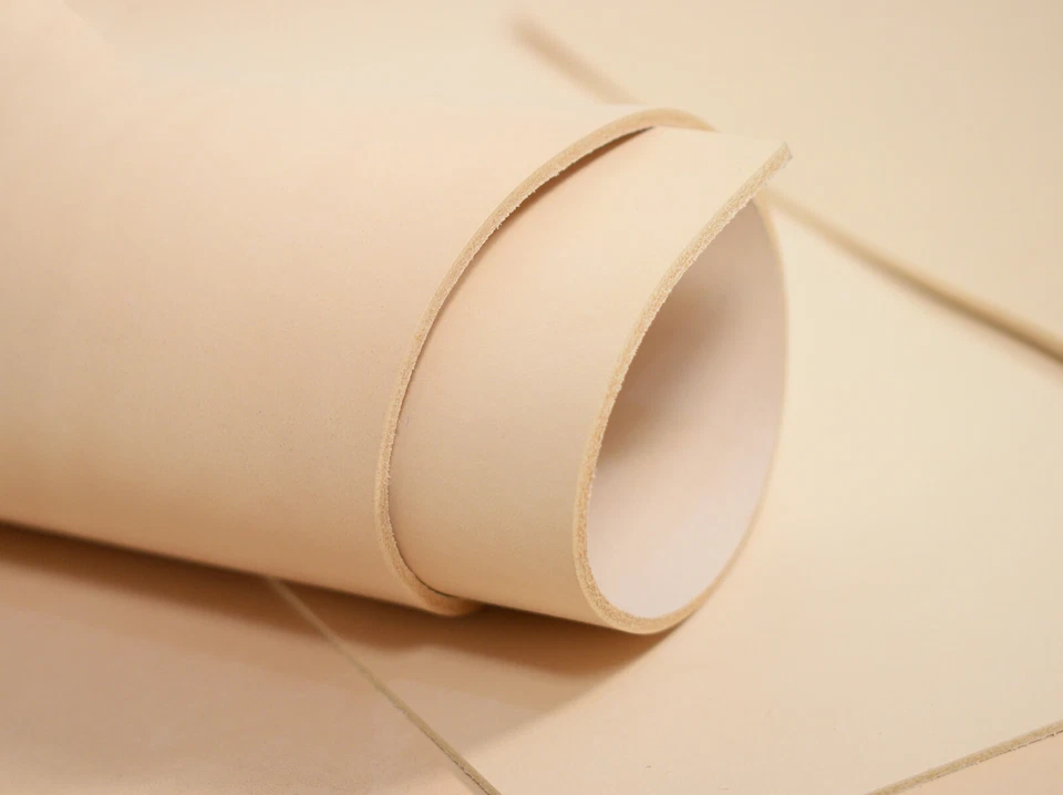 Rindsleder vegetabil gegerbt Sattlerleder Blankleder 2,0-2,5 mm Ecopelle #vib - Bild 4 von 4