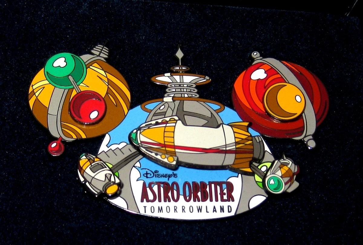 LE RARE JUMBO Walt Disney World Pin✿Astro Orbiter