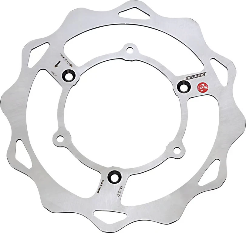 BRAKING ROTOR FRONT YAM Fits: Suzuki RM85,RM85L Yamaha YZ80,YZ85 Non-Floating - Image 4 of 4