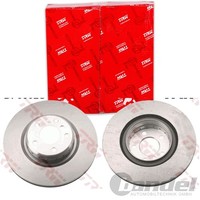 2X TRW Bremsscheiben 345Mm BelÜFtet Bremsscheibe Zweiteilig Hinten Passend FÜR