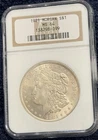 1921 Morgan Silver Dollar NGC MS 64 Grade