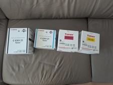 Tóner original C-exv 21 Canon negro, rojo, azul, amarillo Ir c3080 C3580 c3380