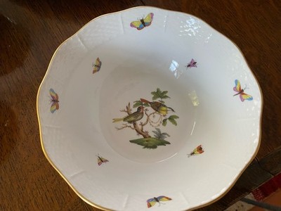 Herend Serie Rothschild Birds Große Schüssel RO