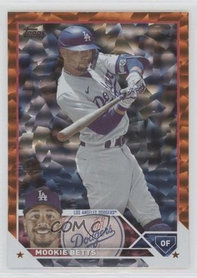 2023 Topps Series 1 Orange Foil 80/299 Mookie Betts #50 2yl