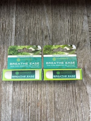 2 Pack RareEssence Aromatherapy Breathe Ease Oil Peppermint & Eucalyptus