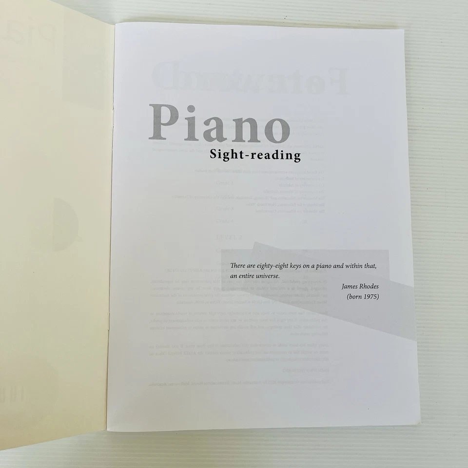 AMEB Piano Series 18 Sight Reading 2018 Preliminary to Gr 8 - Image 4 of 4