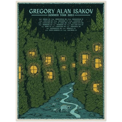 Gregory Alan Isakov Summer Tour 2025 Poster