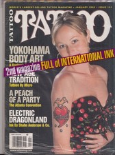 Tattoo Magazine January 2003 Yokahama Body Art Brand New Factory Sealed