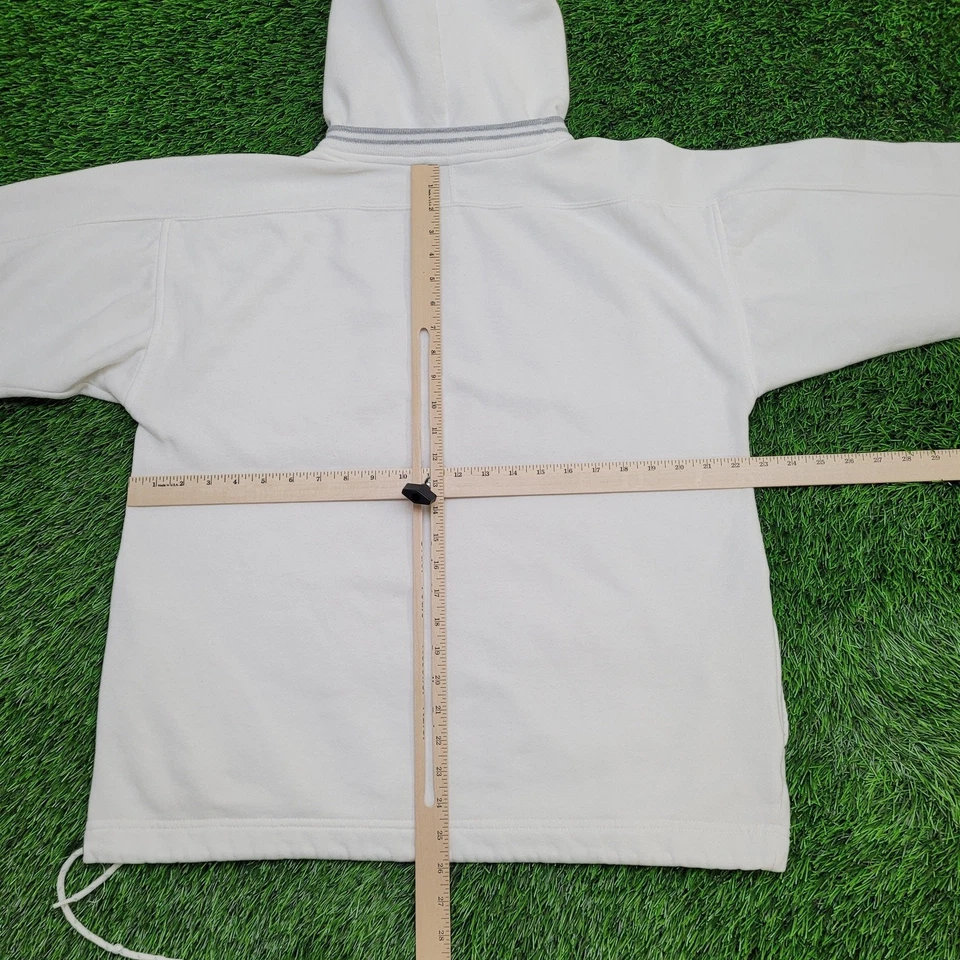 Sudadera con capucha BCC vintage años 90 grande 22x26 blanca holgada Foto 4 de 4