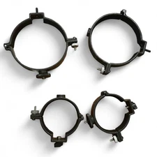 2 Pairs Telescope Tube Rings 3.5” & 5.5” Mounting Clamps Aluminum Adjustable
